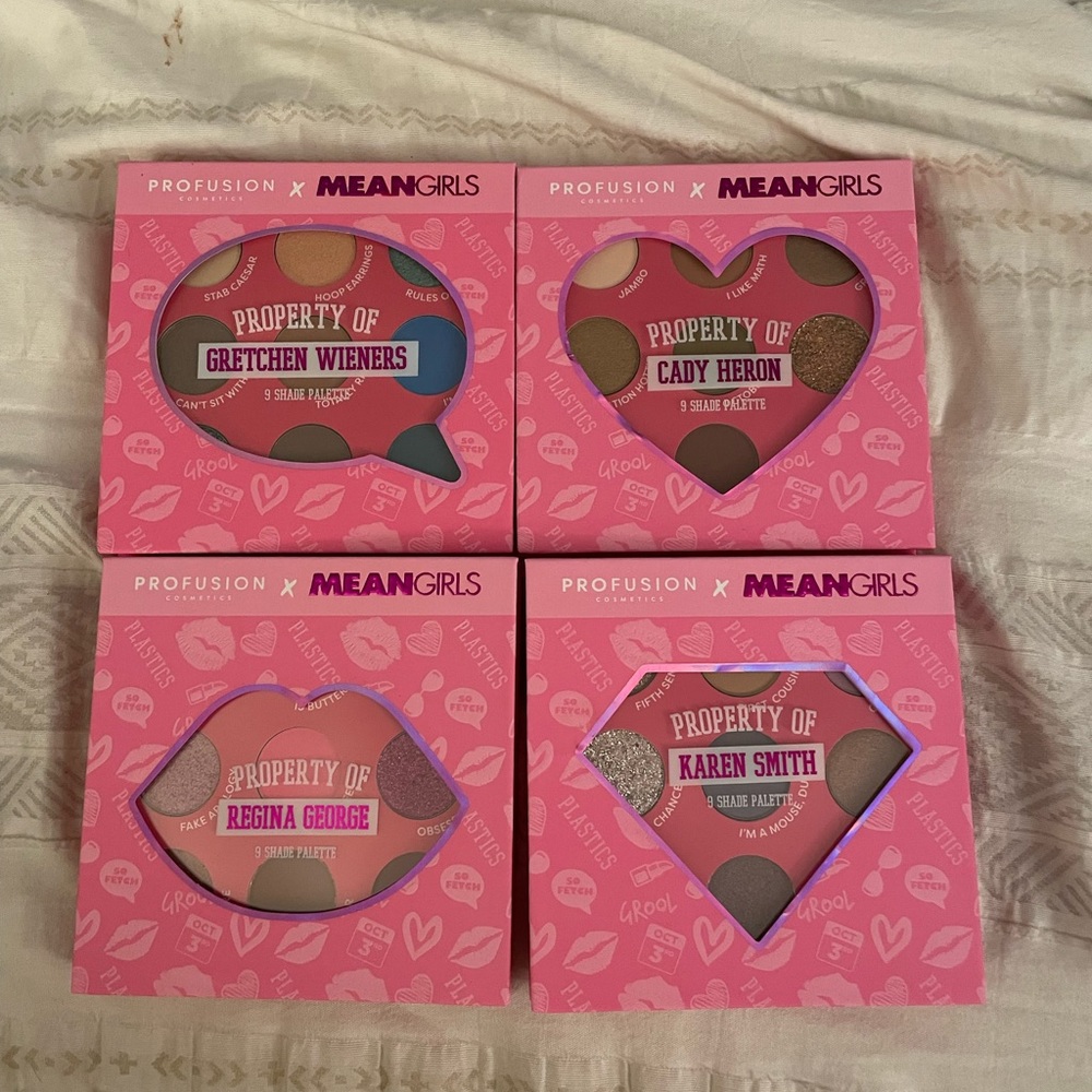 BRAND NEW Mean Girls Eyeshadow Palette Bundle